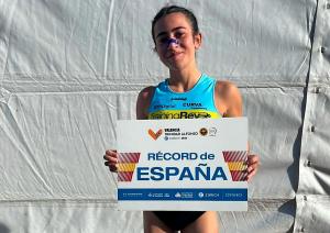 Silvia Rey bate la mejor marca española sub-23 de medio maratón en Valencia